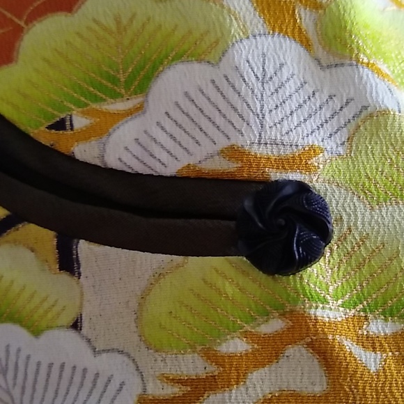 Max & Mabel frog closure kimono fabric vest,  Med - Picture 8 of 8